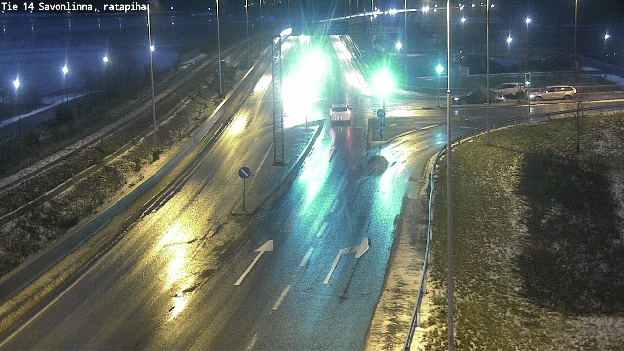 Weather Camera Image Väg 14 Nyslott, Ratapiha, Savonlinna, Etelä-Savo
