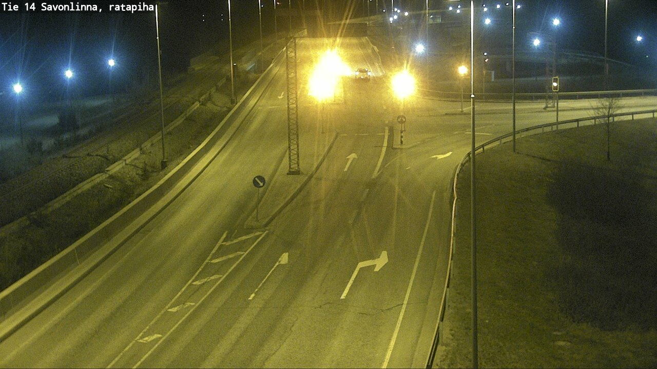 Weather Camera Image Väg 14 Nyslott, Ratapiha, Savonlinna, Etelä-Savo