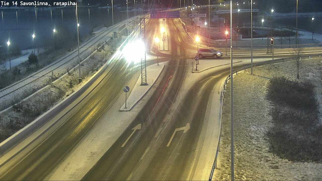 Kelikamerat Kuva Tie 14 Savonlinna, Ratapiha, Savonlinna, Etelä-Savo