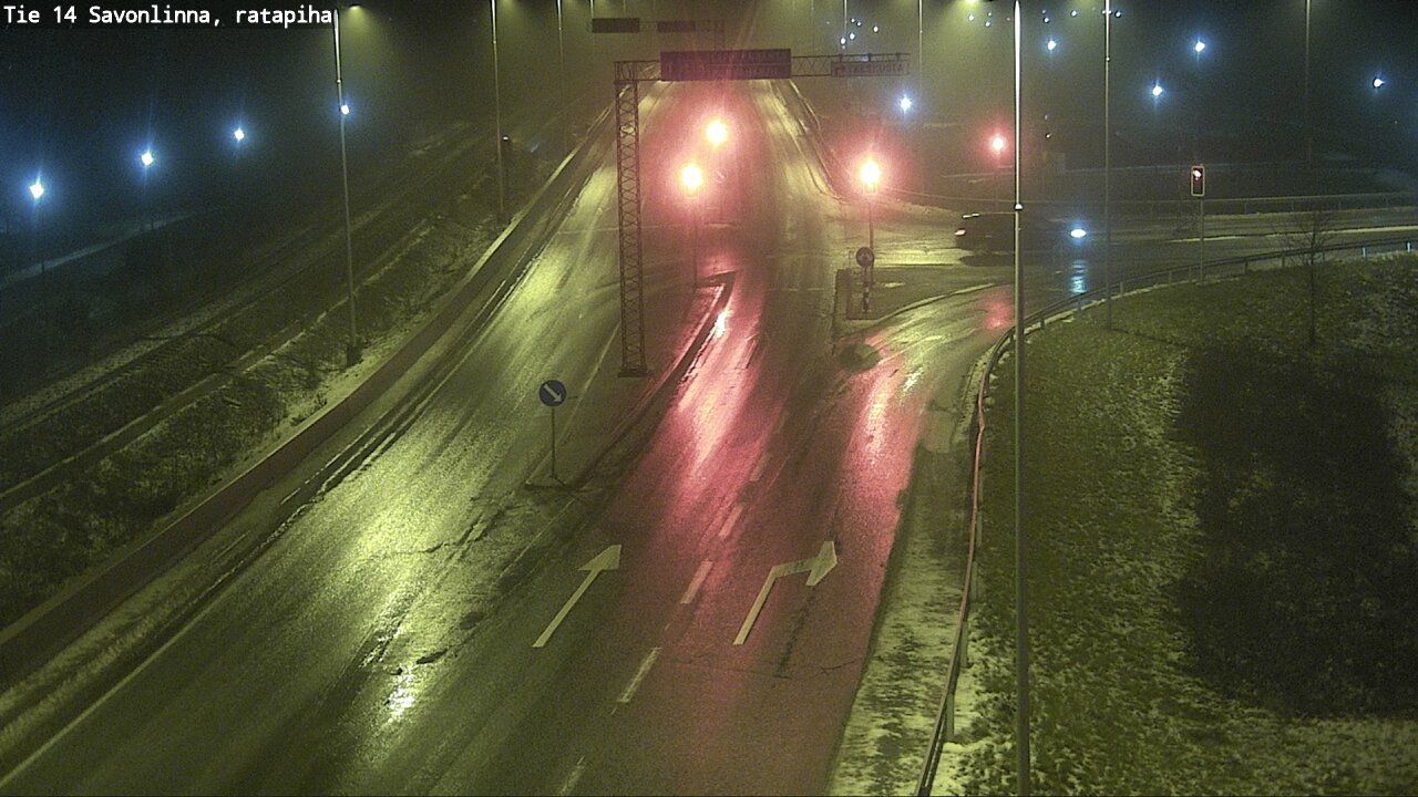 Weather Camera Image Väg 14 Nyslott, Ratapiha, Savonlinna, Etelä-Savo