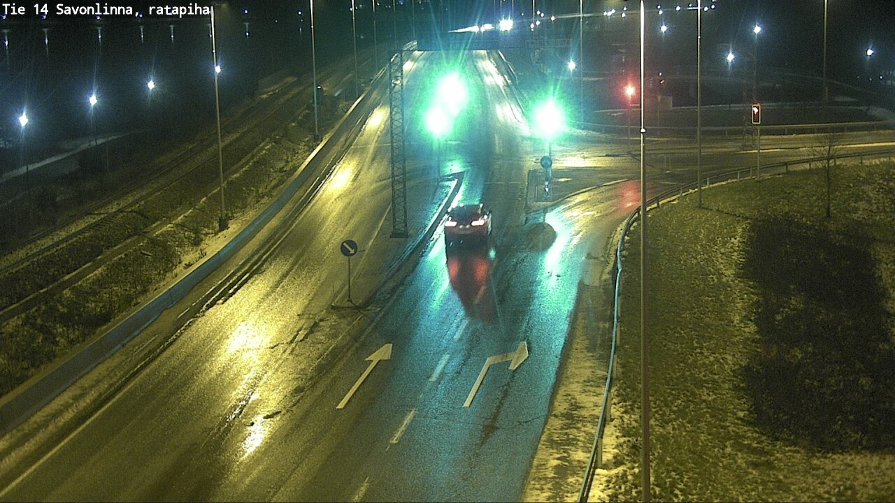 Weather Camera Image Väg 14 Nyslott, Ratapiha, Savonlinna, Etelä-Savo