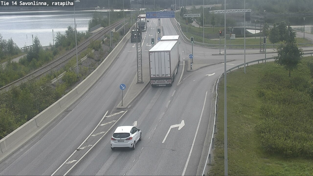 Weather Camera Image Road 14 Savonlinna, Ratapiha, Savonlinna, Etelä-Savo