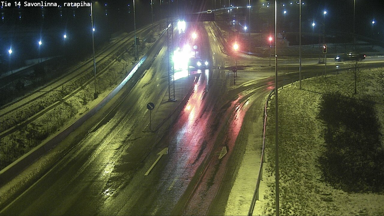 Weather Camera Image Väg 14 Nyslott, Ratapiha, Savonlinna, Etelä-Savo