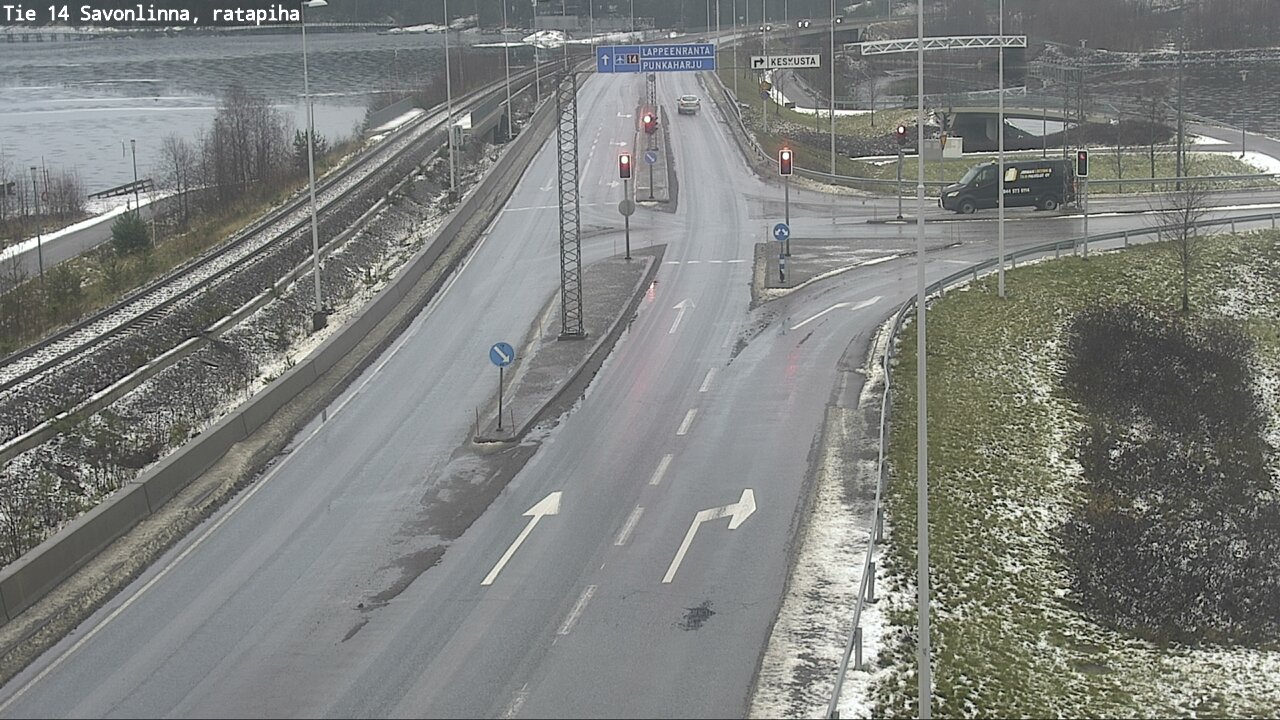 Weather Camera Image Väg 14 Nyslott, Ratapiha, Savonlinna, Etelä-Savo