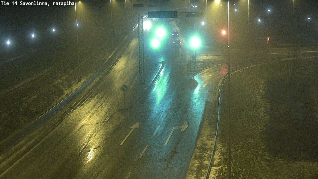 Weather Camera Image Väg 14 Nyslott, Ratapiha, Savonlinna, Etelä-Savo