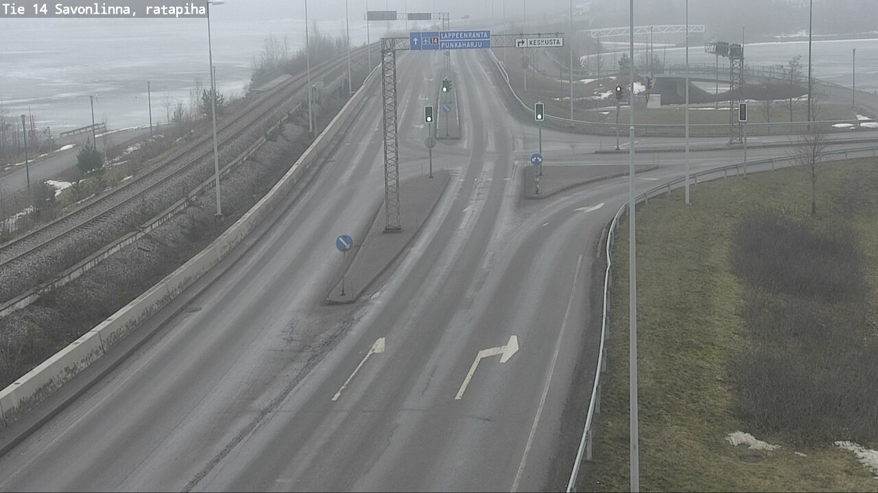 Weather Camera Image Road 14 Savonlinna, Ratapiha, Savonlinna, Etelä-Savo