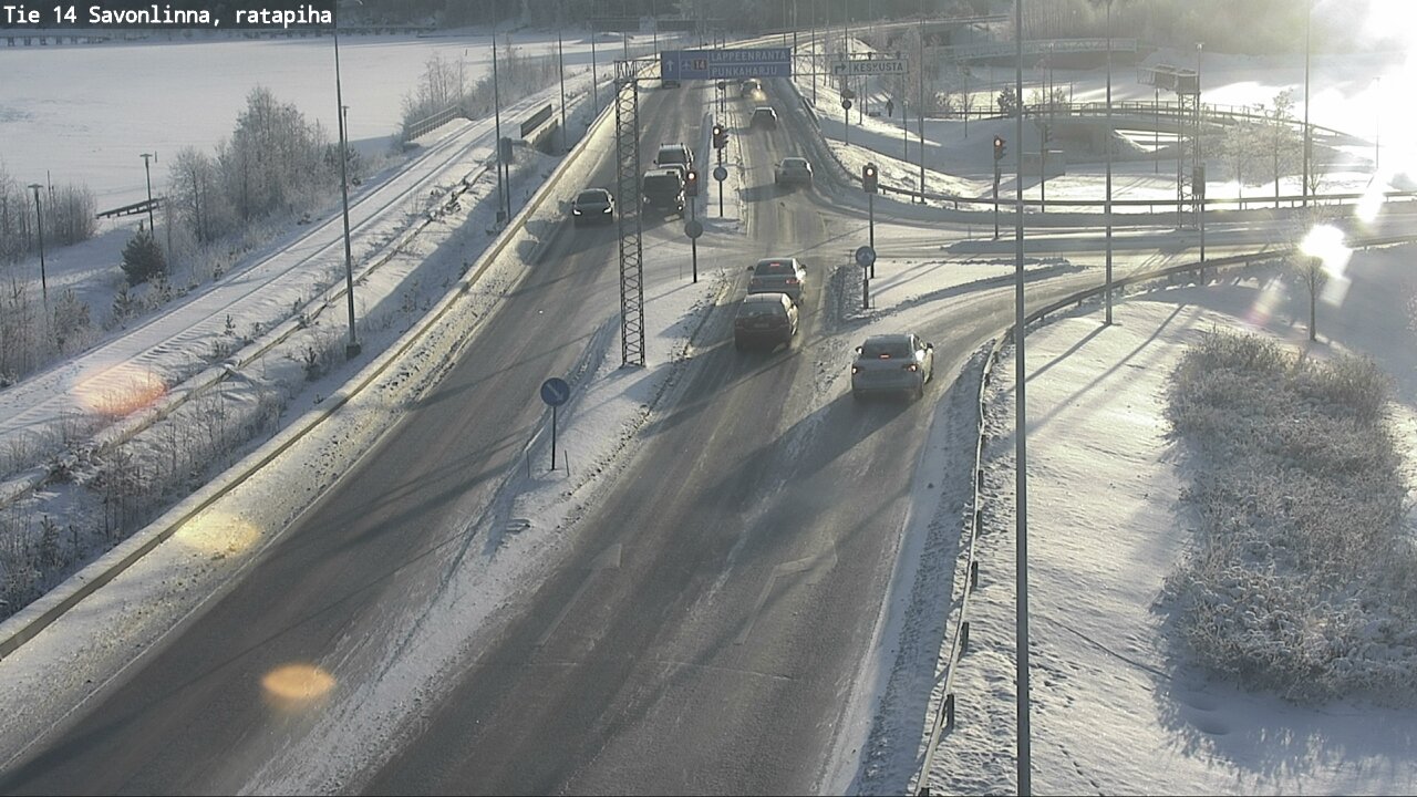 Weather Camera Image Road 14 Savonlinna, Ratapiha, Savonlinna, Etelä-Savo