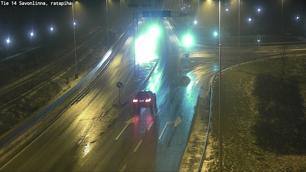 Weather Camera Image Väg 14 Nyslott, Ratapiha, Savonlinna, Etelä-Savo