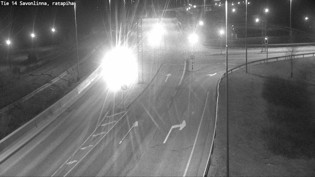 Weather Camera Image Väg 14 Nyslott, Ratapiha, Savonlinna, Etelä-Savo