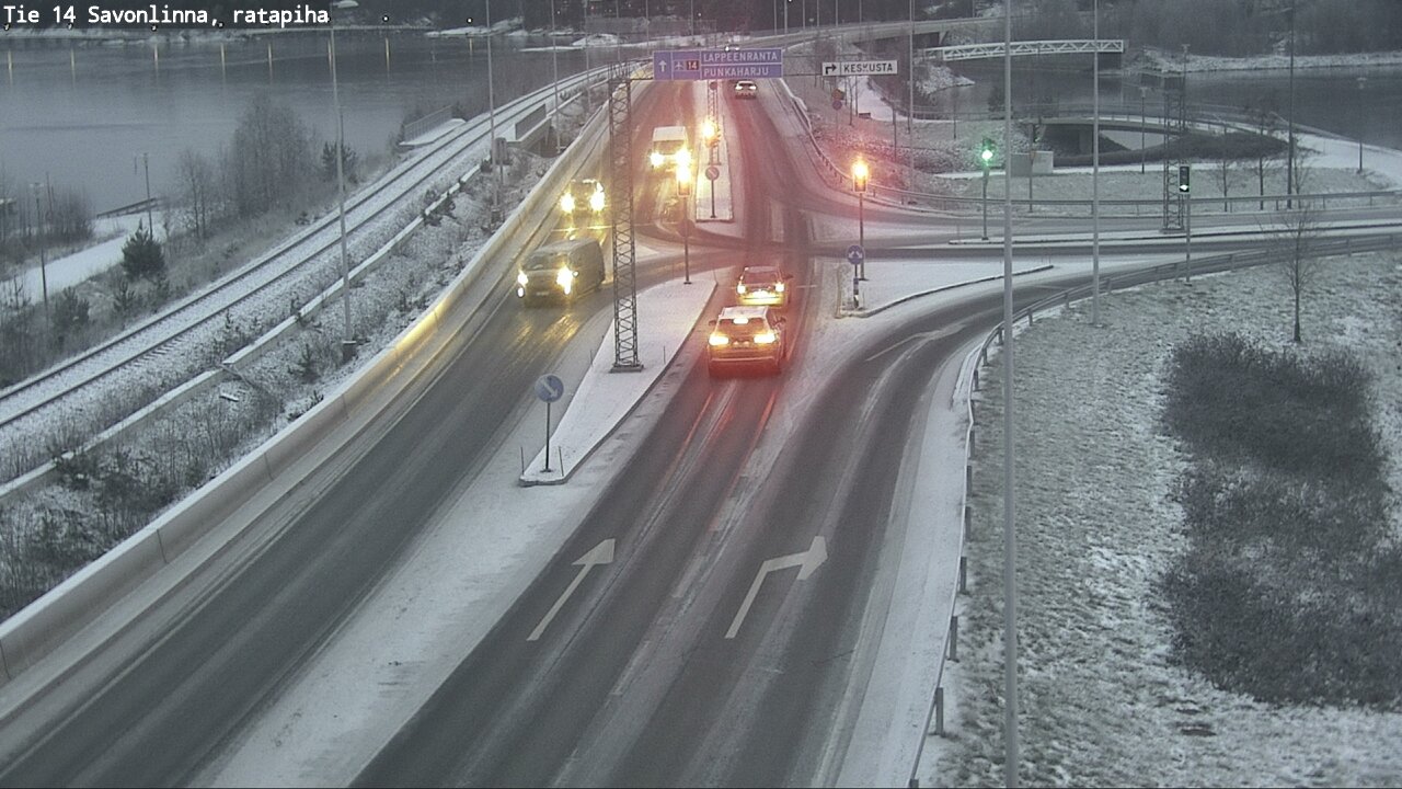 Kelikamerat Kuva Tie 14 Savonlinna, Ratapiha, Savonlinna, Etelä-Savo