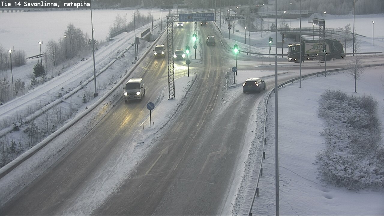 Kelikamerat Kuva Tie 14 Savonlinna, Ratapiha, Savonlinna, Etelä-Savo