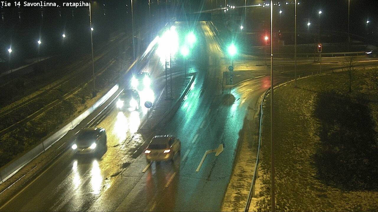 Weather Camera Image Väg 14 Nyslott, Ratapiha, Savonlinna, Etelä-Savo