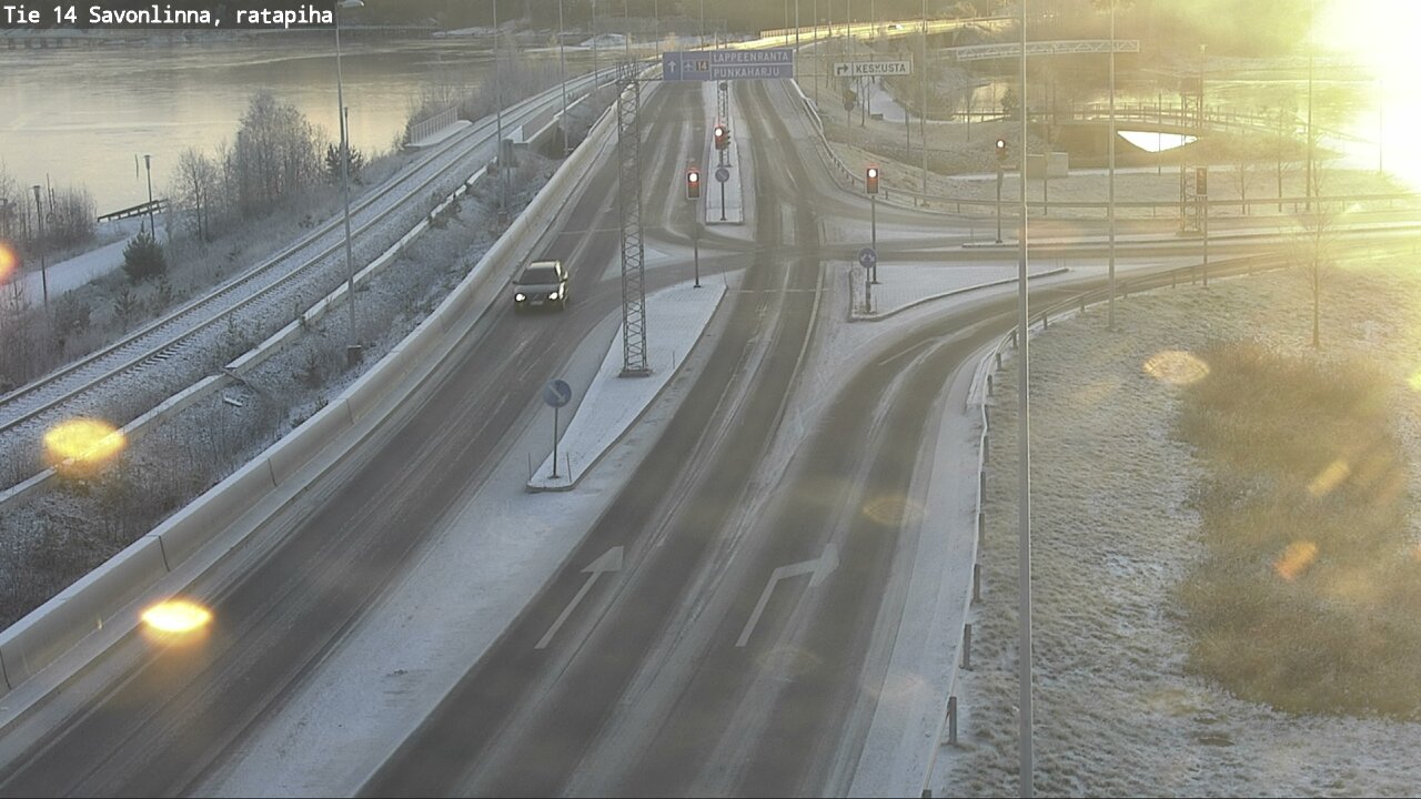 Kelikamerat Kuva Tie 14 Savonlinna, Ratapiha, Savonlinna, Etelä-Savo