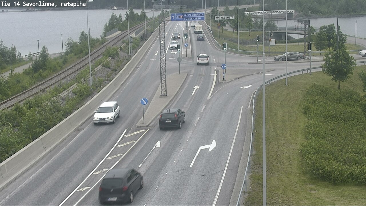 Kelikamerat Kuva Tie 14 Savonlinna, Ratapiha, Savonlinna, Etelä-Savo