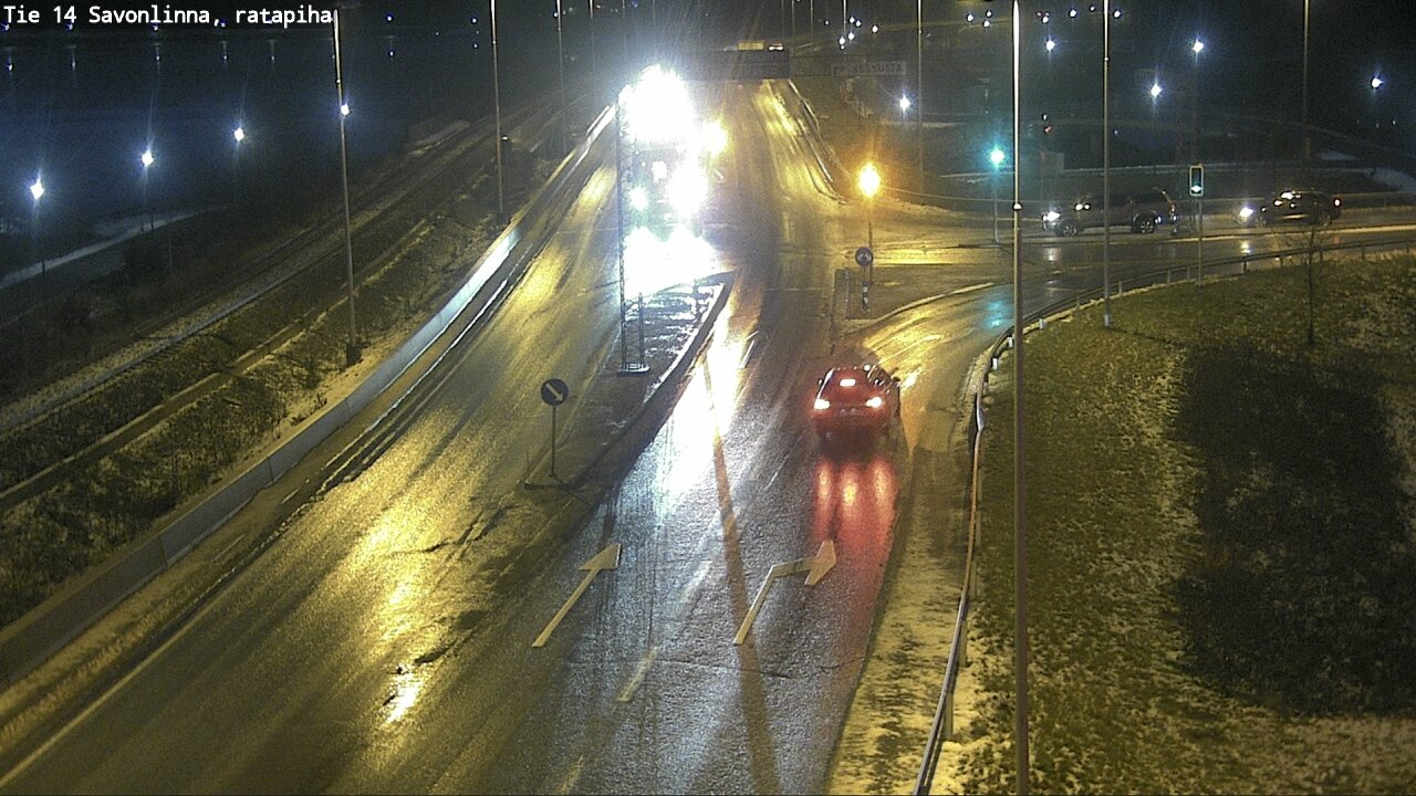 Weather Camera Image Väg 14 Nyslott, Ratapiha, Savonlinna, Etelä-Savo