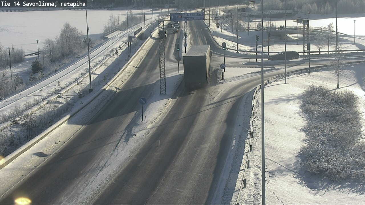 Weather Camera Image Road 14 Savonlinna, Ratapiha, Savonlinna, Etelä-Savo
