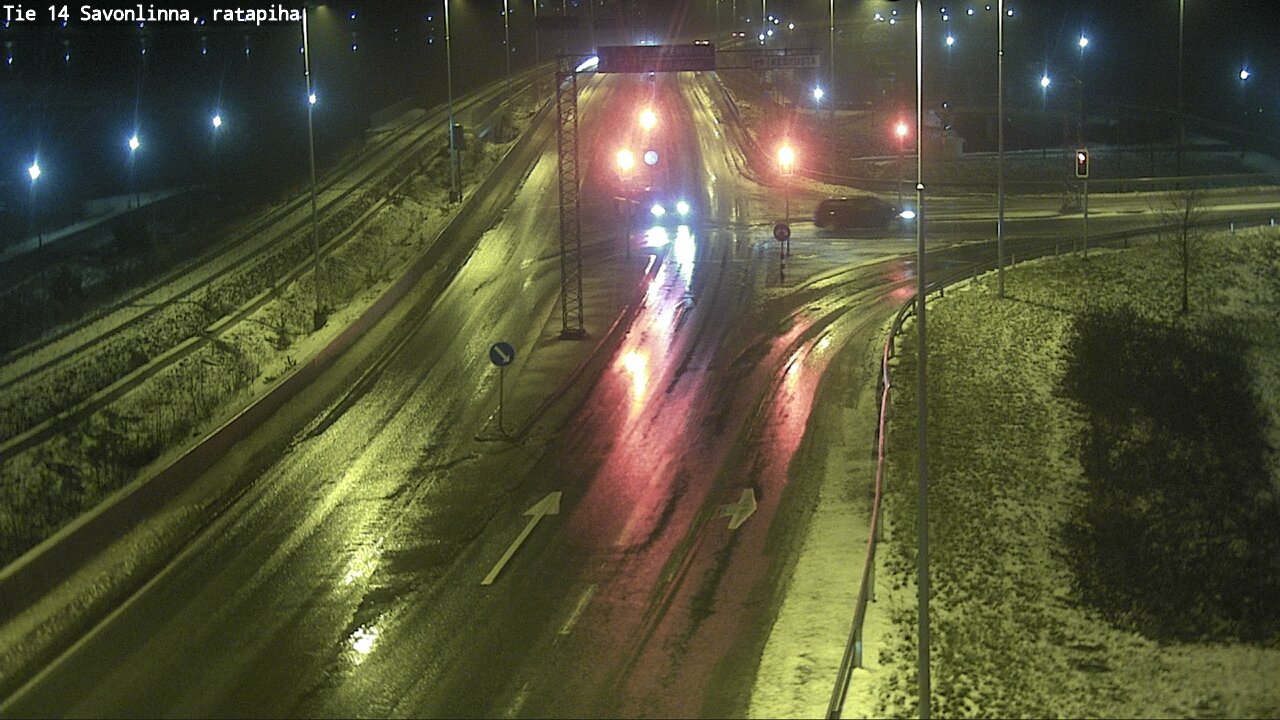Weather Camera Image Väg 14 Nyslott, Ratapiha, Savonlinna, Etelä-Savo