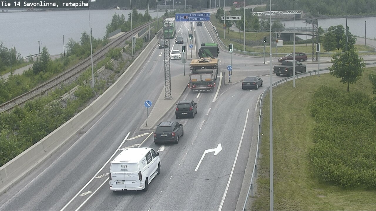 Kelikamerat Kuva Tie 14 Savonlinna, Ratapiha, Savonlinna, Etelä-Savo