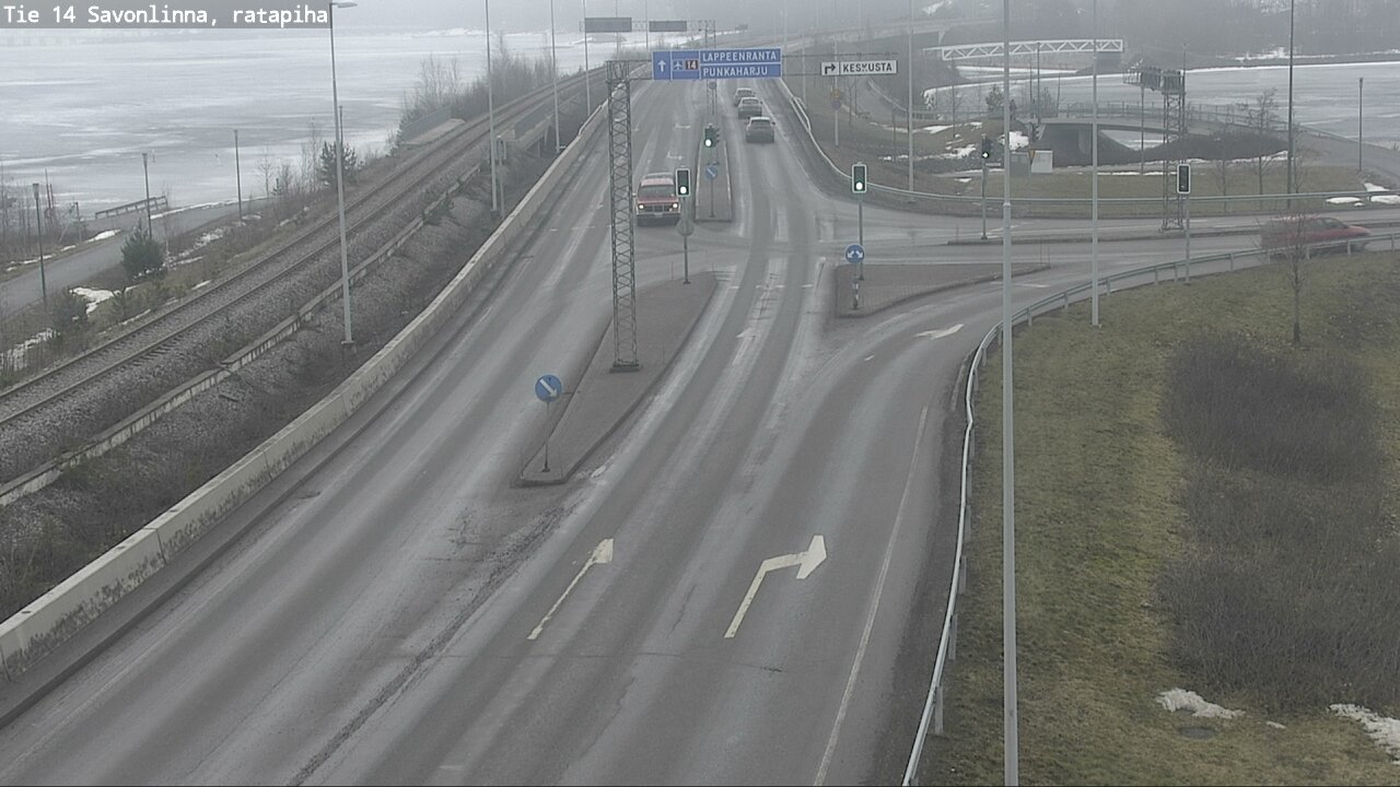 Weather Camera Image Road 14 Savonlinna, Ratapiha, Savonlinna, Etelä-Savo