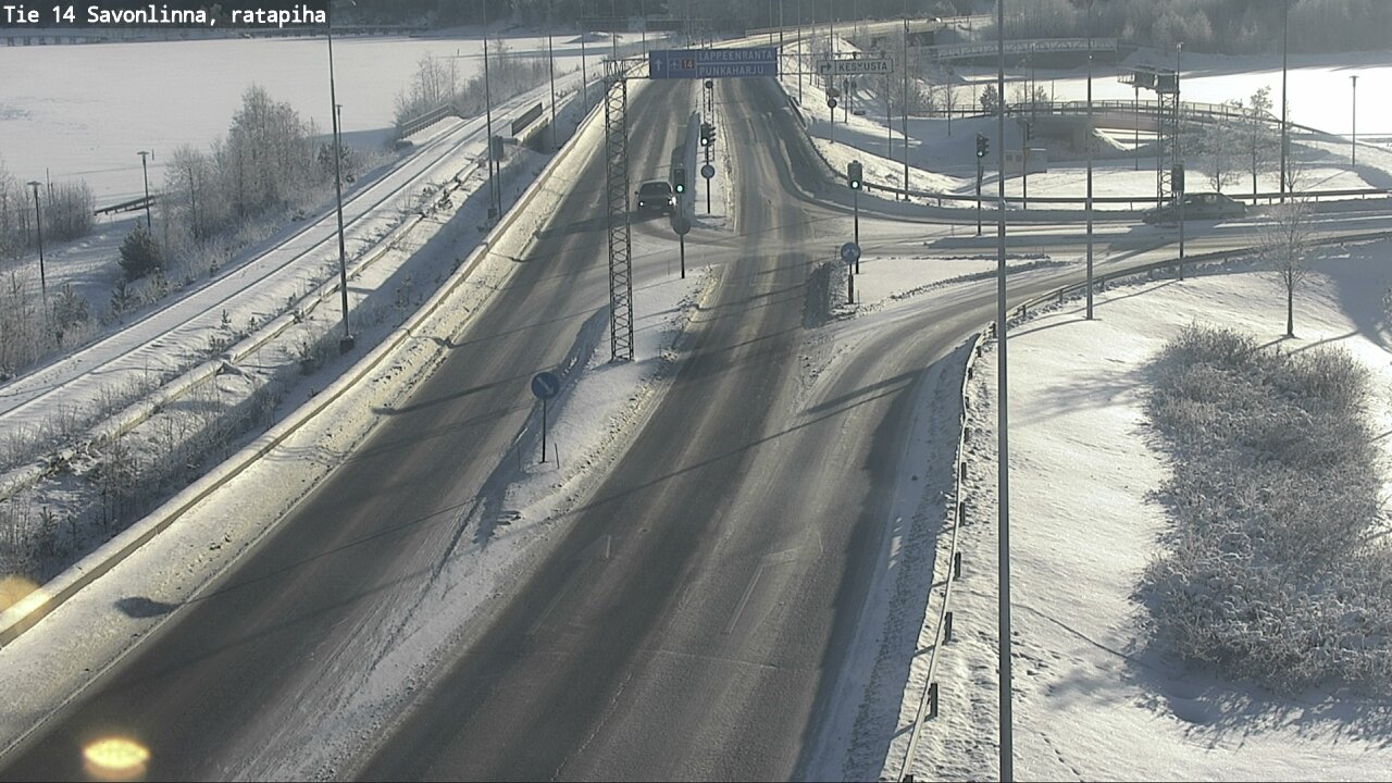 Weather Camera Image Road 14 Savonlinna, Ratapiha, Savonlinna, Etelä-Savo