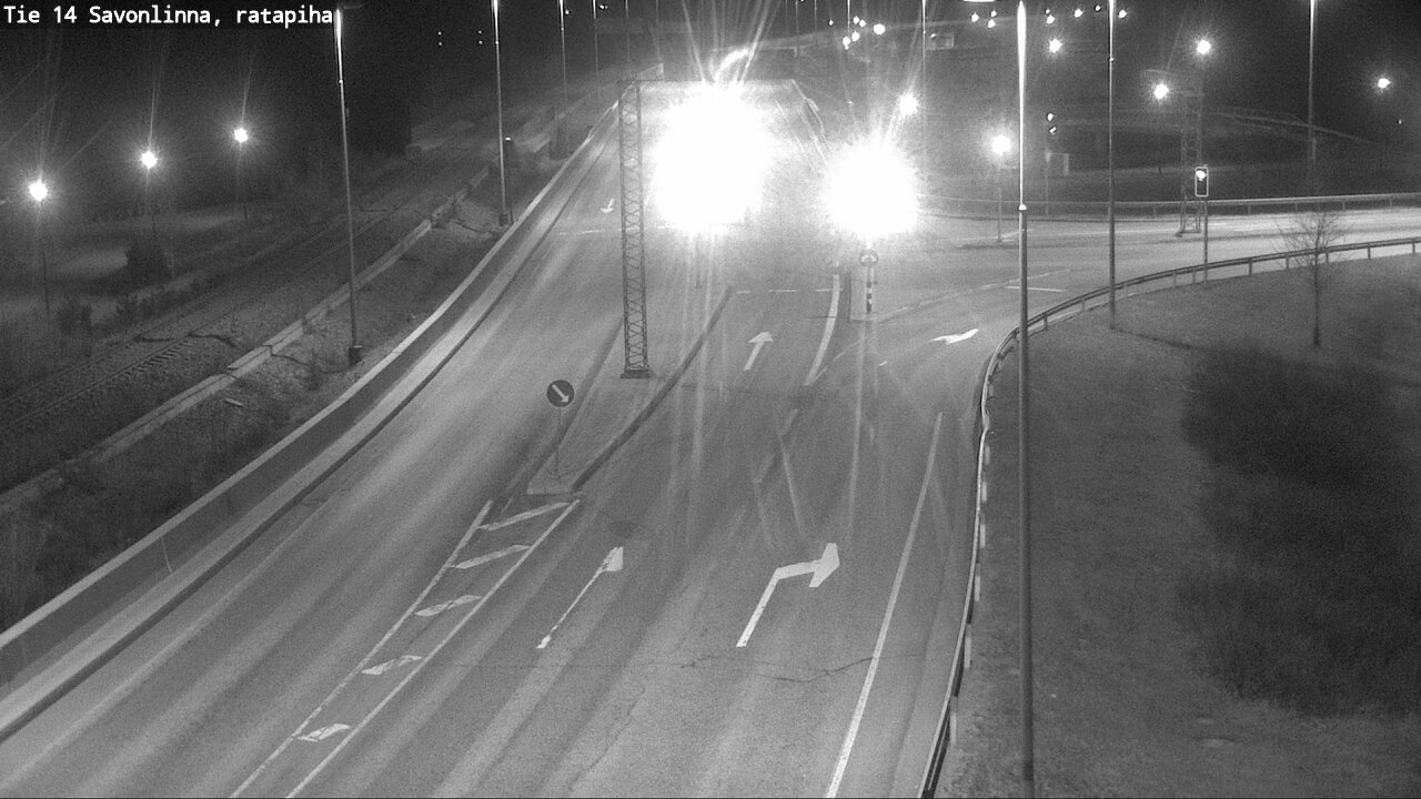 Weather Camera Image Väg 14 Nyslott, Ratapiha, Savonlinna, Etelä-Savo