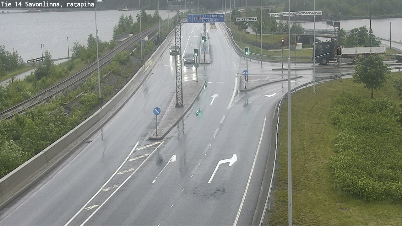 Kelikamerat Kuva Tie 14 Savonlinna, Ratapiha, Savonlinna, Etelä-Savo
