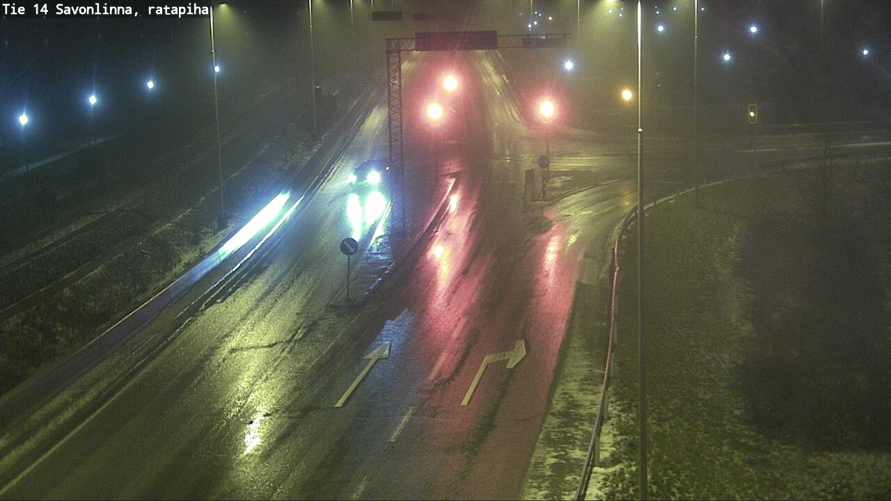 Weather Camera Image Väg 14 Nyslott, Ratapiha, Savonlinna, Etelä-Savo