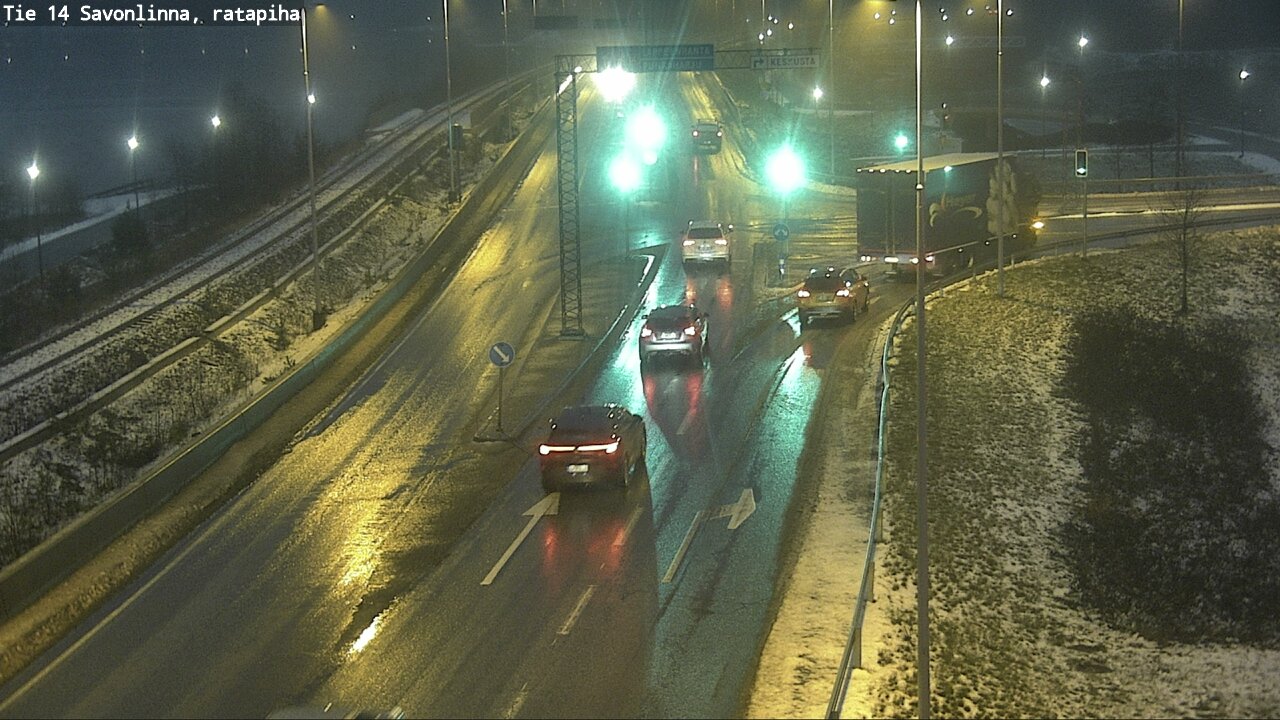 Weather Camera Image Road 14 Savonlinna, Ratapiha, Savonlinna, Etelä-Savo