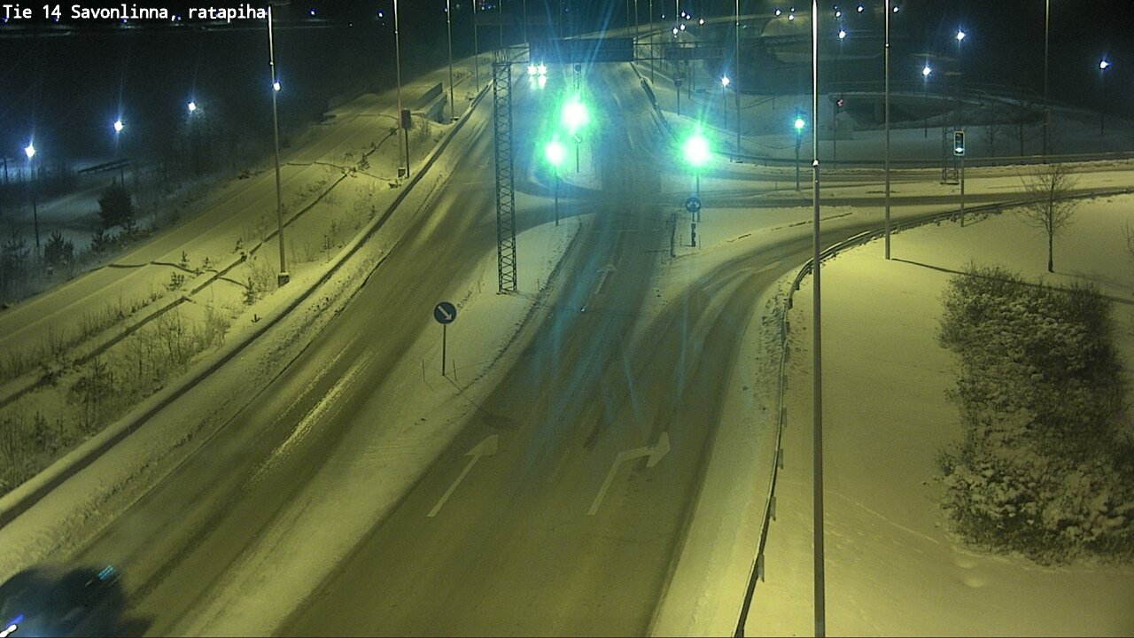 Weather Camera Image Väg 14 Nyslott, Ratapiha, Savonlinna, Etelä-Savo