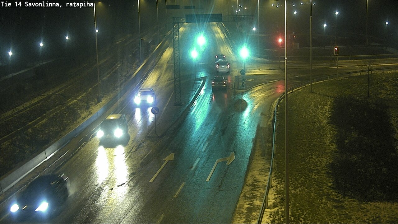 Weather Camera Image Väg 14 Nyslott, Ratapiha, Savonlinna, Etelä-Savo