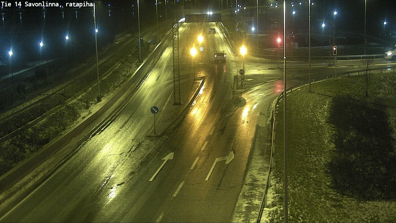 Weather Camera Image Väg 14 Nyslott, Ratapiha, Savonlinna, Etelä-Savo