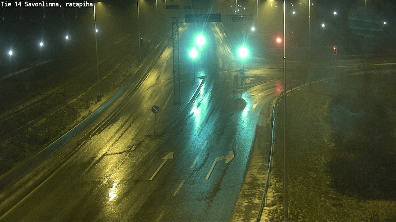 Weather Camera Image Väg 14 Nyslott, Ratapiha, Savonlinna, Etelä-Savo