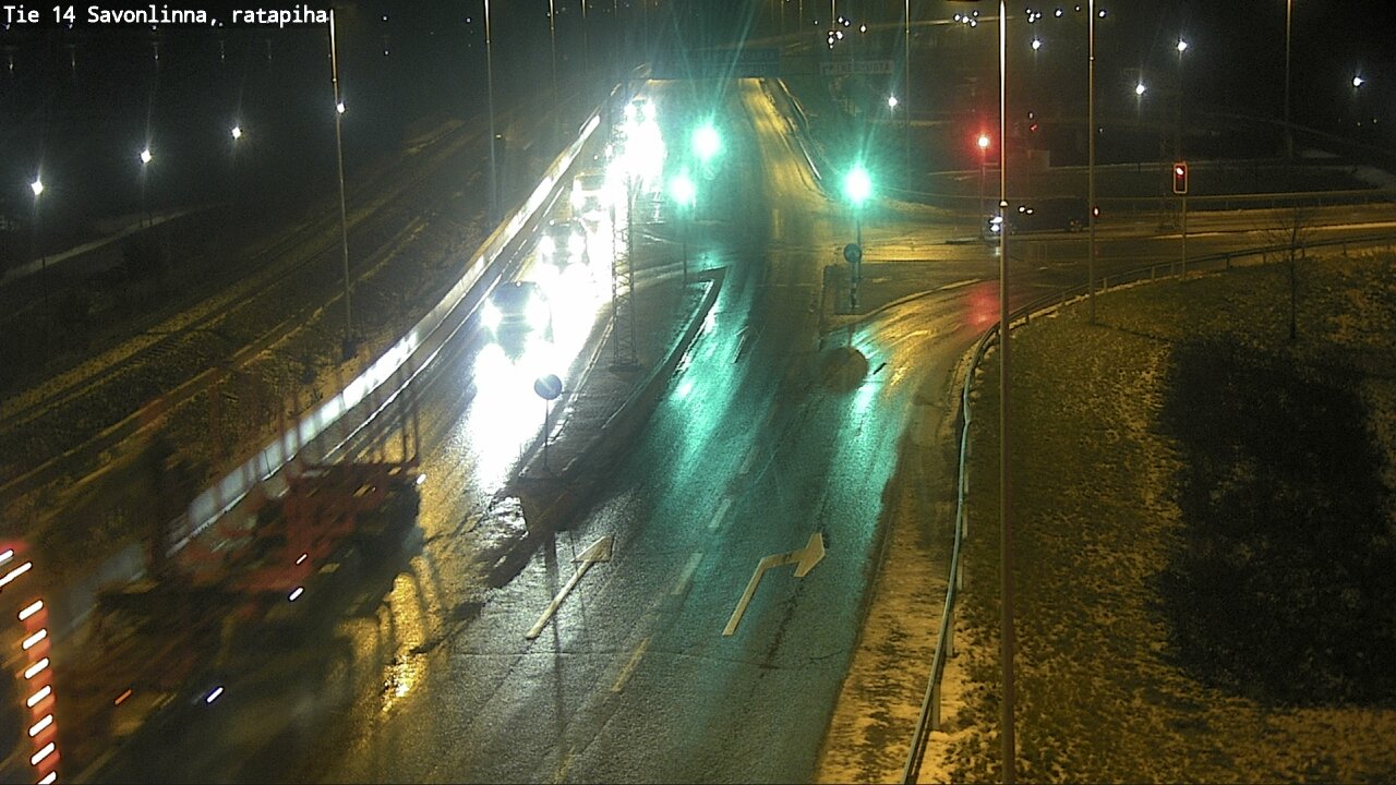 Weather Camera Image Väg 14 Nyslott, Ratapiha, Savonlinna, Etelä-Savo