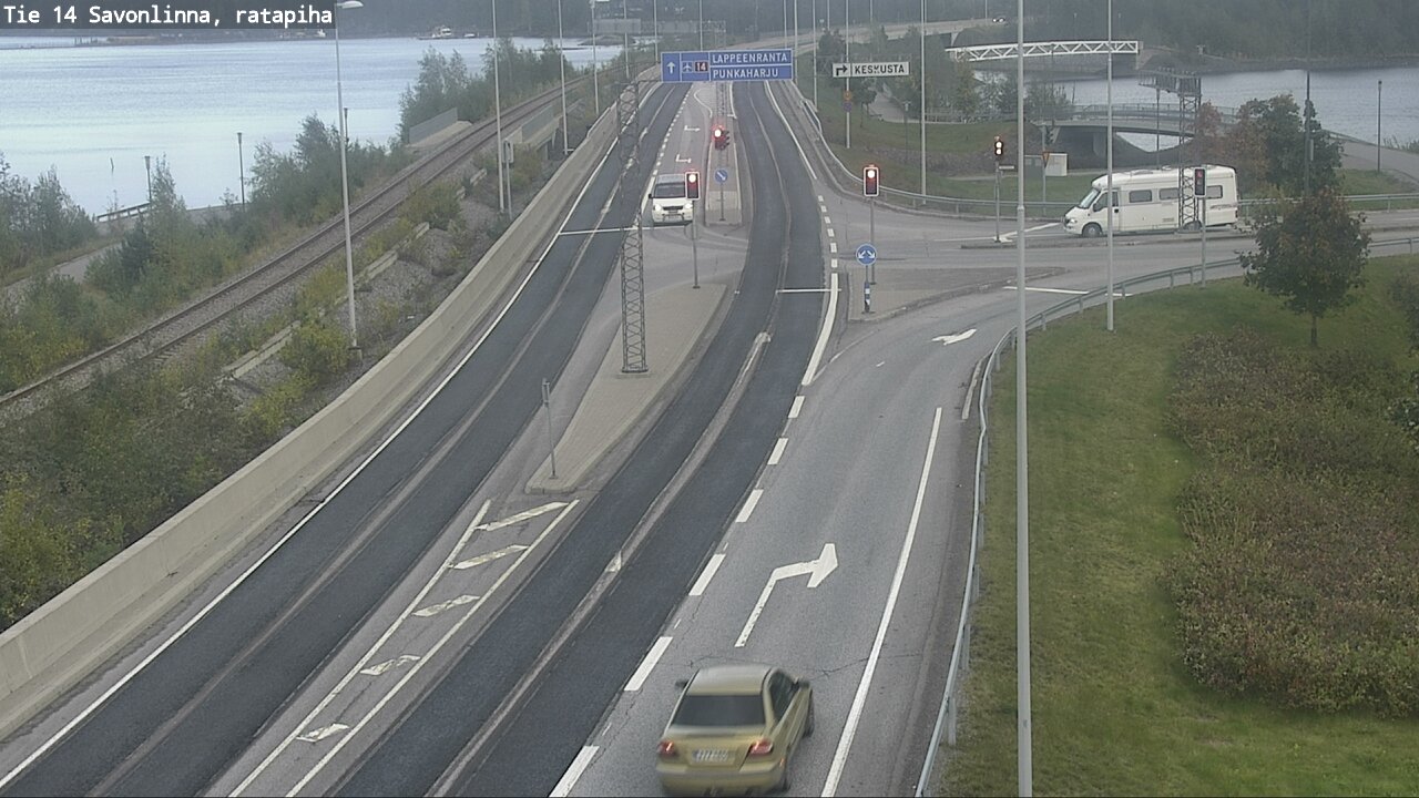 Kelikamerat Kuva Tie 14 Savonlinna, Ratapiha, Savonlinna, Etelä-Savo