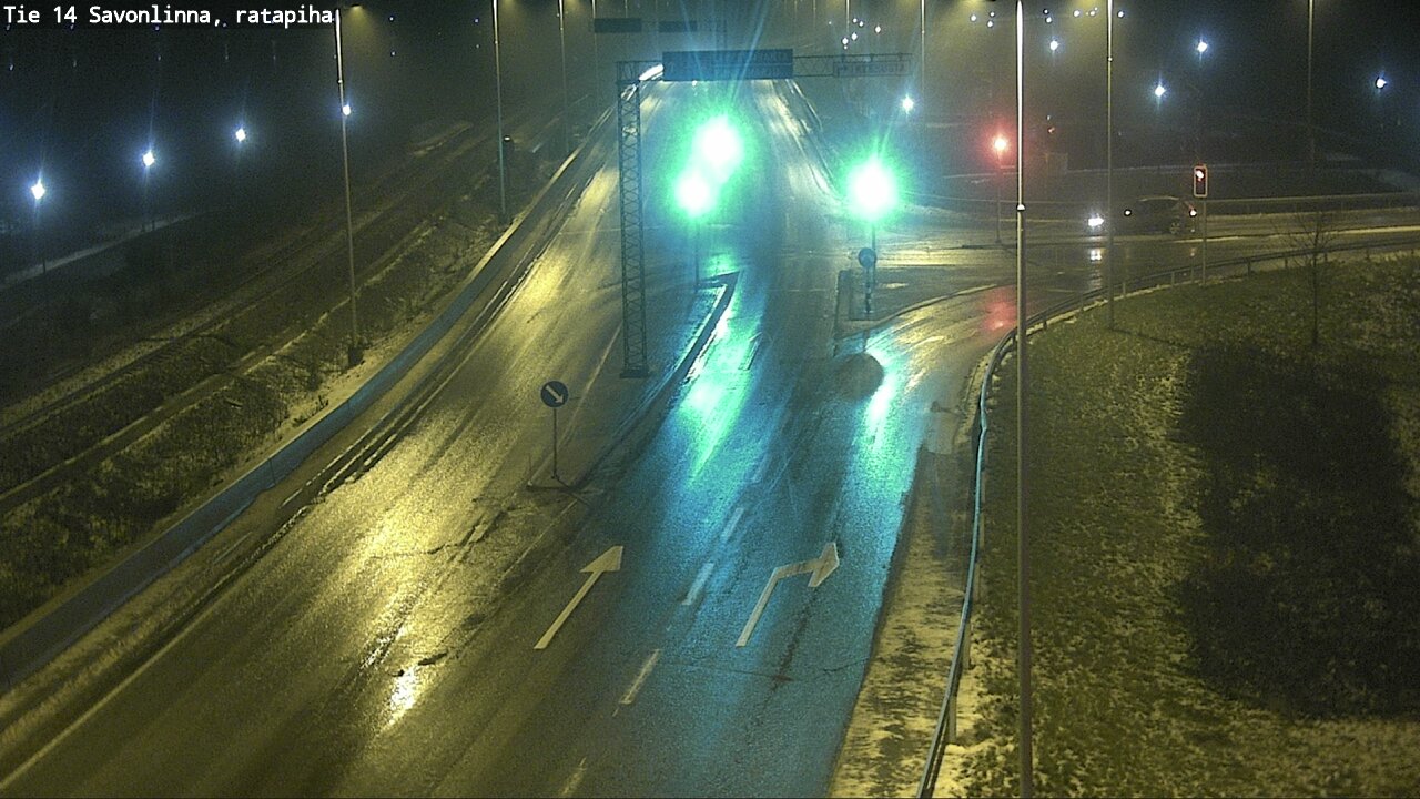 Weather Camera Image Väg 14 Nyslott, Ratapiha, Savonlinna, Etelä-Savo