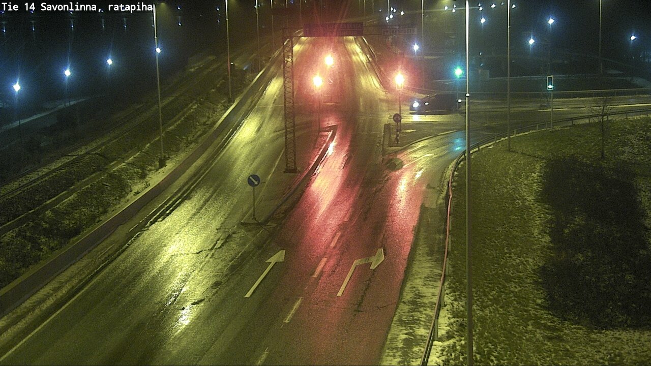 Weather Camera Image Väg 14 Nyslott, Ratapiha, Savonlinna, Etelä-Savo
