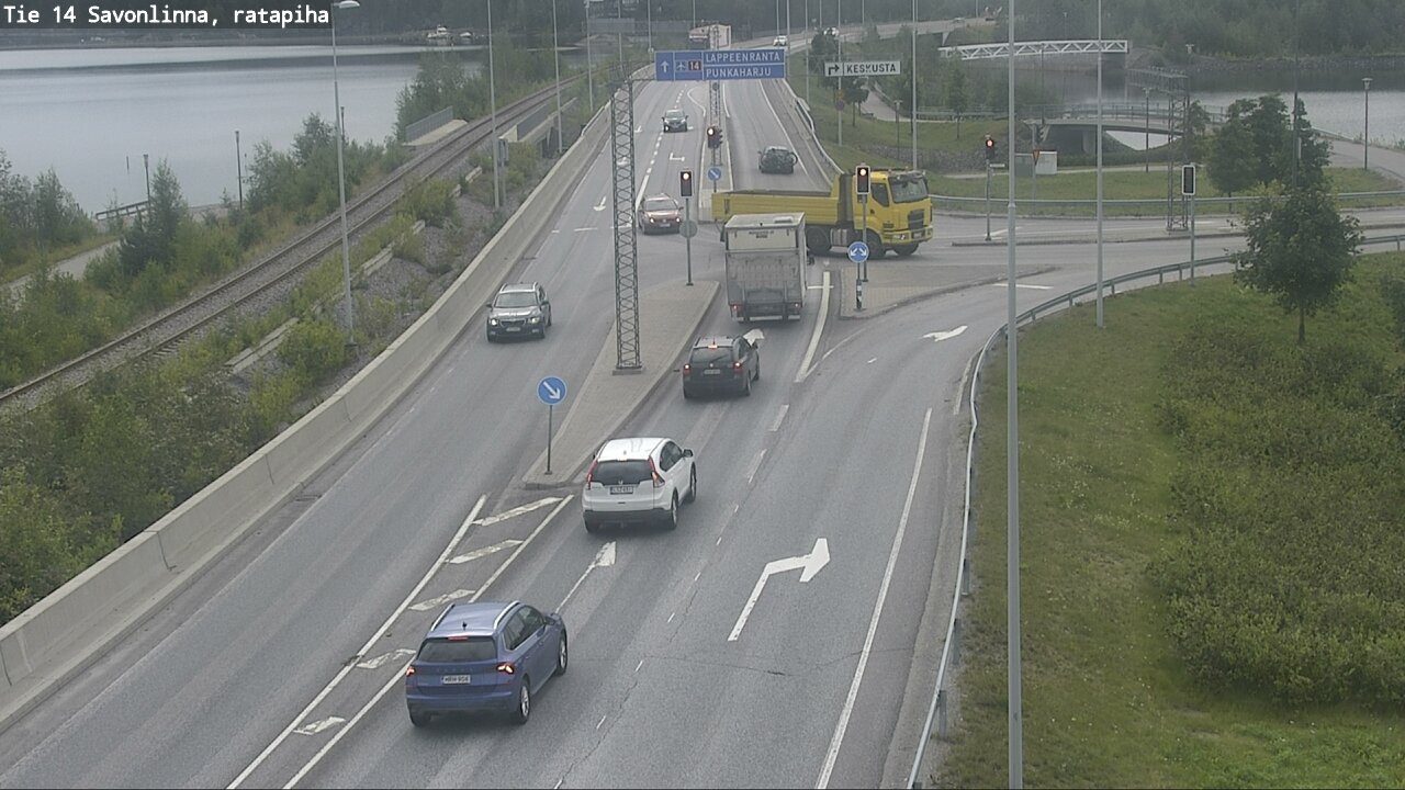 Weather Camera Image Road 14 Savonlinna, Ratapiha, Savonlinna, Etelä-Savo