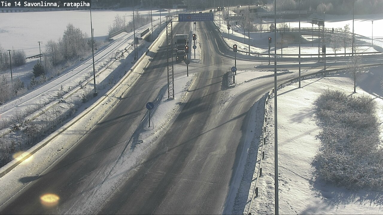Weather Camera Image Road 14 Savonlinna, Ratapiha, Savonlinna, Etelä-Savo