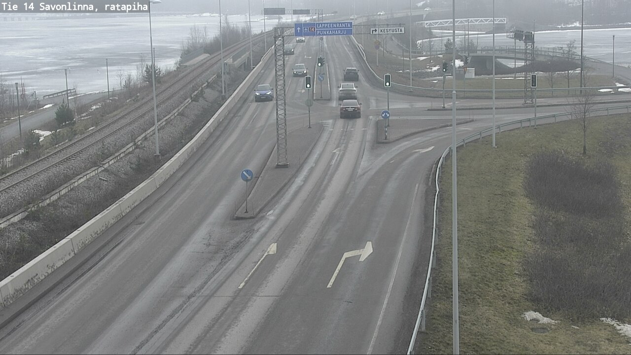 Weather Camera Image Road 14 Savonlinna, Ratapiha, Savonlinna, Etelä-Savo