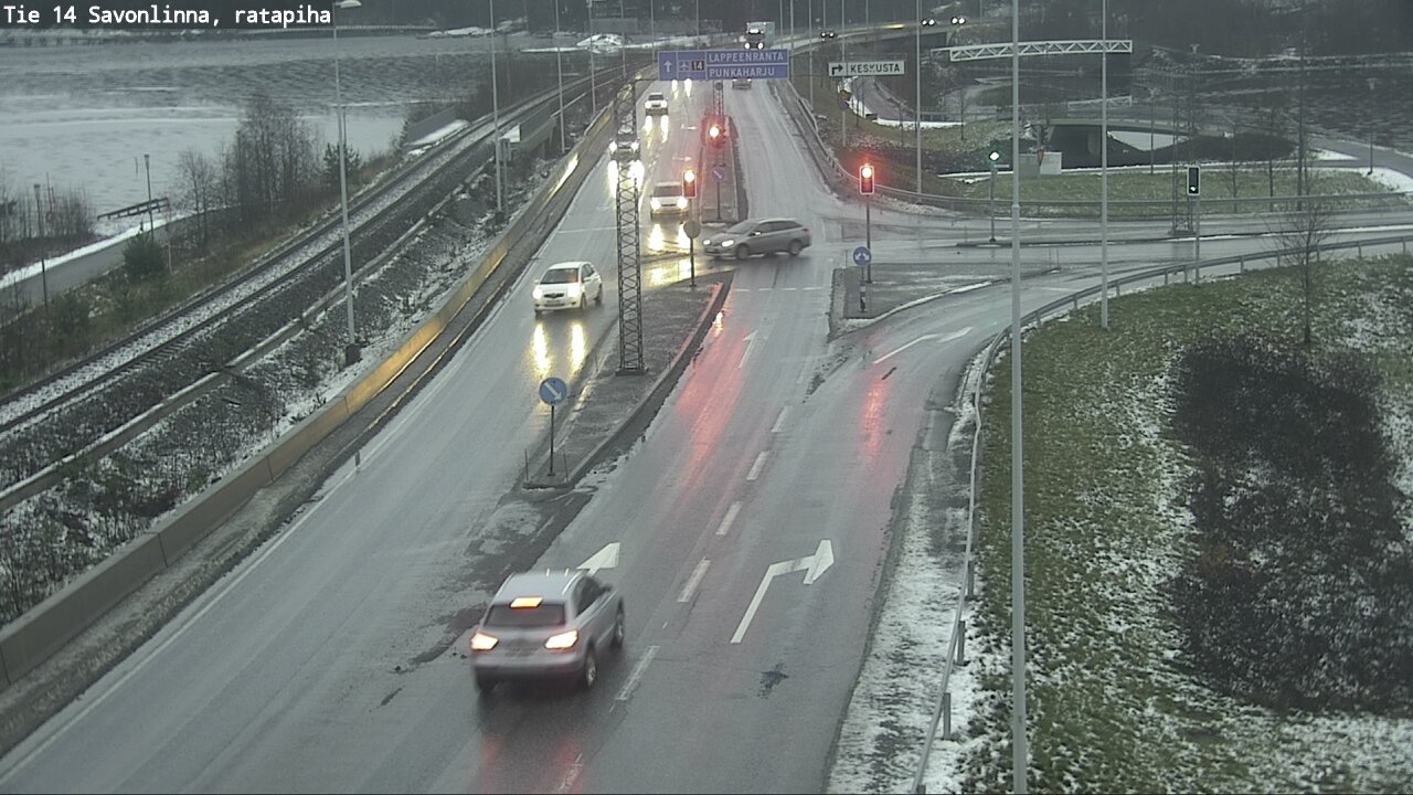 Weather Camera Image Väg 14 Nyslott, Ratapiha, Savonlinna, Etelä-Savo