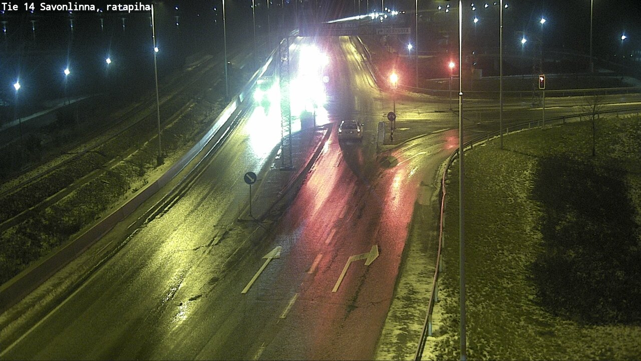 Weather Camera Image Väg 14 Nyslott, Ratapiha, Savonlinna, Etelä-Savo