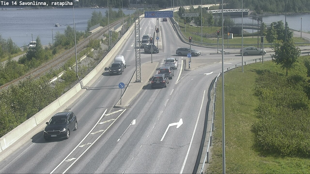 Kelikamerat Kuva Tie 14 Savonlinna, Ratapiha, Savonlinna, Etelä-Savo