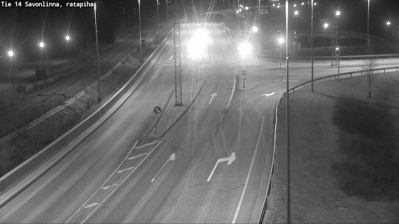 Weather Camera Image Väg 14 Nyslott, Ratapiha, Savonlinna, Etelä-Savo