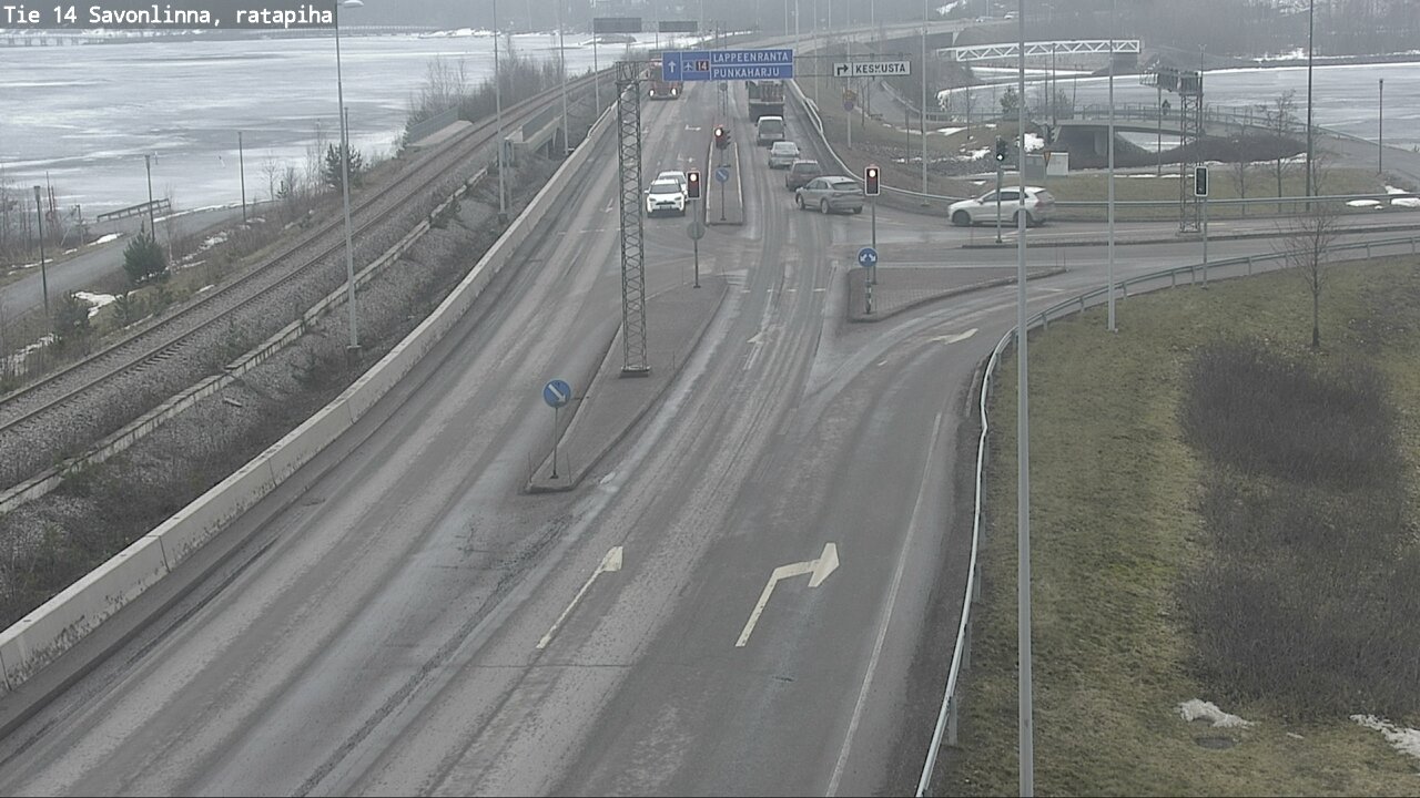 Weather Camera Image Road 14 Savonlinna, Ratapiha, Savonlinna, Etelä-Savo