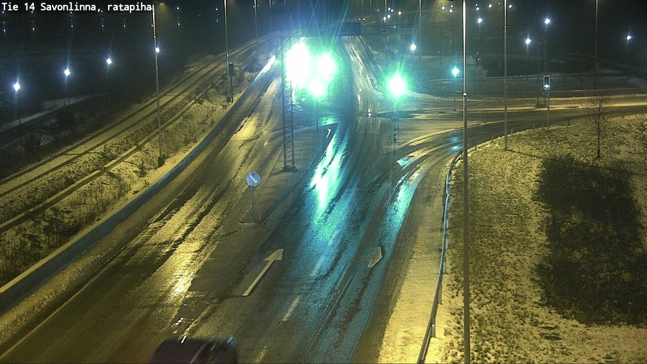 Weather Camera Image Väg 14 Nyslott, Ratapiha, Savonlinna, Etelä-Savo