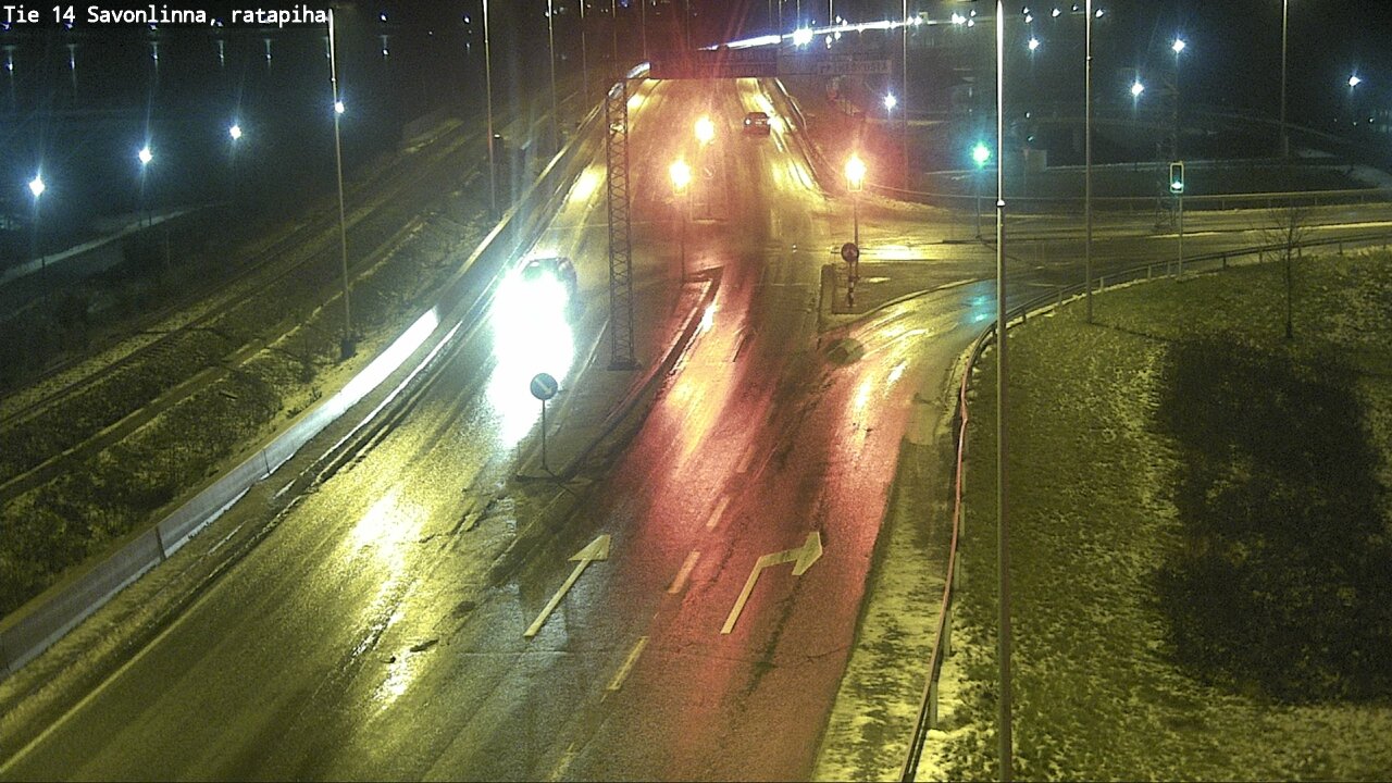 Weather Camera Image Väg 14 Nyslott, Ratapiha, Savonlinna, Etelä-Savo