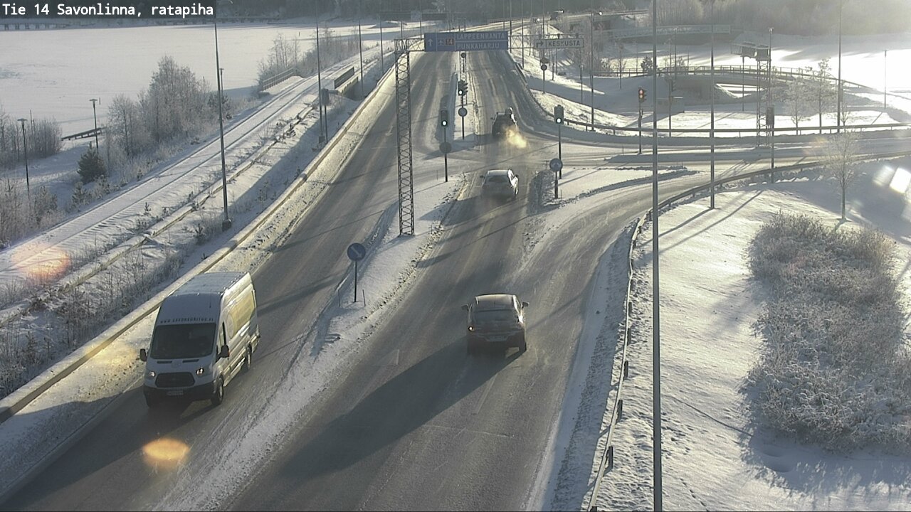 Weather Camera Image Road 14 Savonlinna, Ratapiha, Savonlinna, Etelä-Savo