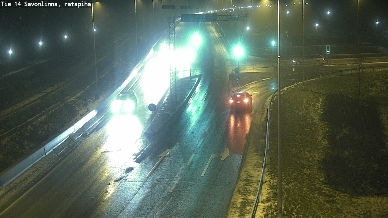 Weather Camera Image Väg 14 Nyslott, Ratapiha, Savonlinna, Etelä-Savo