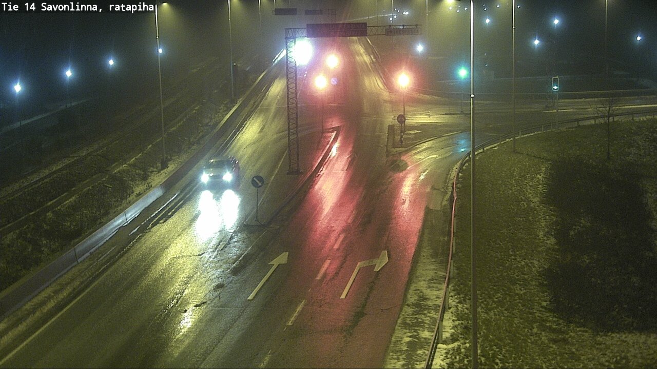 Weather Camera Image Väg 14 Nyslott, Ratapiha, Savonlinna, Etelä-Savo