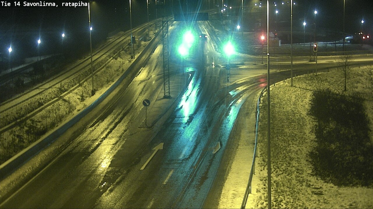 Weather Camera Image Väg 14 Nyslott, Ratapiha, Savonlinna, Etelä-Savo